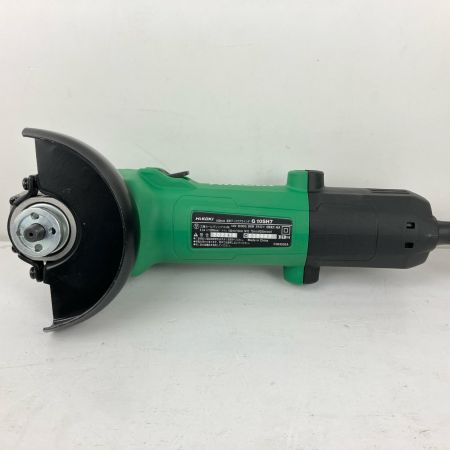 ЗЗ HiKOKI ハイコーキ 100mm 100v ディスクグラインダー ハンドル 砥石 ピンレンチ付 G10SH7 グリーン