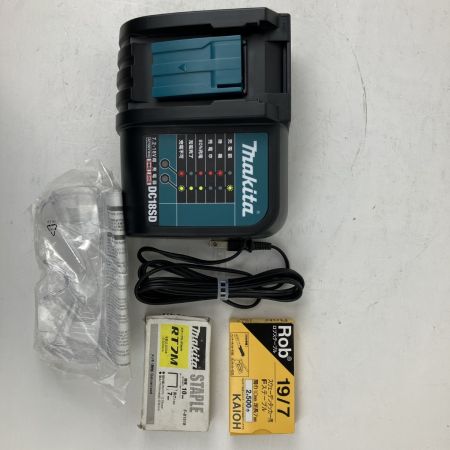 ЗЗ MAKITA マキタ 14.4v 充電式タッカ バッテリーx1 充電器 ケース付 ST111D ブルー