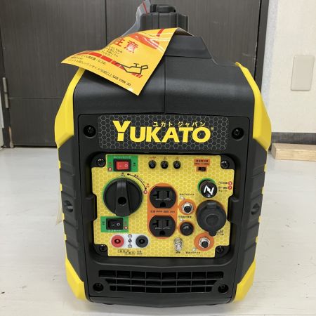 ЗЗ YUKATO 4サイクル 1.6kVA インバーター発電機 12Vバッテリー充電用ケーブル付 BS16i