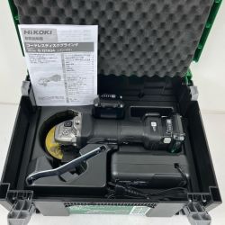 ЗЗ HiKOKI ハイコーキ 10.8v 100mm 充電式ディスクグラインダー 充電器 バッテリー×2 ケース付 G1210DA ブラック Aランク