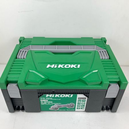 ЗЗ HiKOKI ハイコーキ 10.8v 100mm 充電式ディスクグラインダー 充電器 バッテリー×2 ケース付 G1210DA ブラック