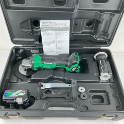 ЗЗ HiKOKI ハイコーキ 36v 100mm 充電式ディスクグラインダー バッテリー×1 ケース付 ※充電器なし G3610DA グリーン×ブラック Bランク