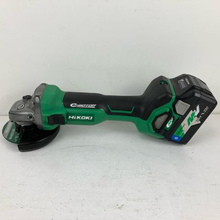 ЗЗ HiKOKI ハイコーキ 36v 100mm 充電式ディスクグラインダー バッテリー×1 ケース付 ※充電器なし G3610DA グリーン×ブラック