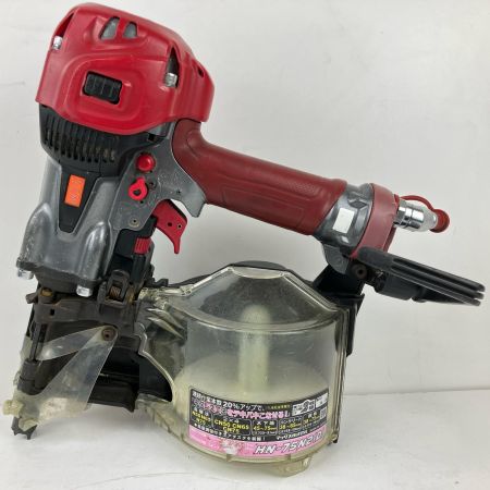 ЗЗ MAX マックス 75mm 高圧 エア釘打ち機 スーパーネイラ 本体のみ HN-75N2(D) レッド