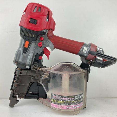 ЗЗ MAX マックス 90mm 高圧 エア釘打ち機 高圧コイルネイラ 本体のみ HN-90N4(D) レッド