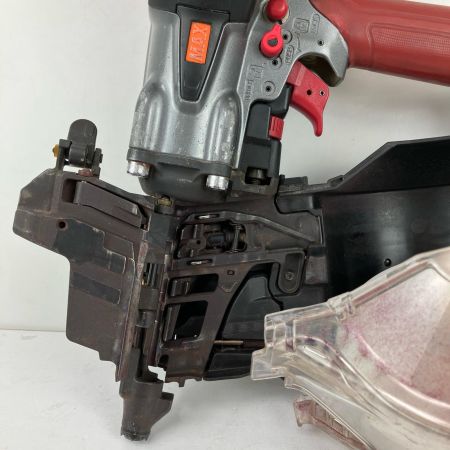 ЗЗ MAX マックス 90mm 高圧 エア釘打ち機 高圧コイルネイラ 本体のみ HN-90N4(D) レッド
