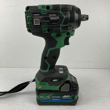 ЗЗ HiKOKI ハイコーキ 36v 12.7mm インパクトレンチ バッテリーx2 充電器 ケース付 WR36DH グリーン