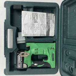 ЗЗ HITACHI 日立 14.4v 13mm コードレスタッカ バッテリーx1 ケース付 充電器なし N14DSL グリーン Cランク