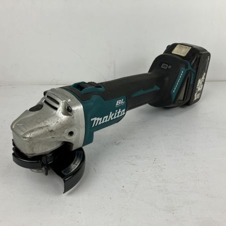 ЗЗ MAKITA マキタ 18v 100mm 充電式ディスクグラインダー バッテリーx1付 GA404DN ブルー