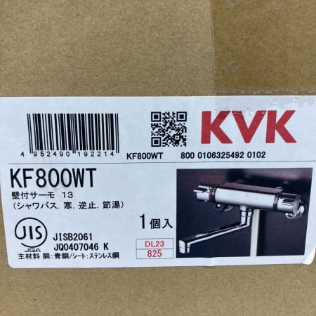 ЗЗ KVK 壁付サーモスタット式シャワー シャワバス 寒 逆止 節湯 KF800WT シルバー