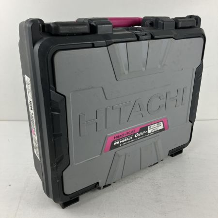 ЗЗ HITACHI 日立 14.4v インパクトドライバ バッテリーx2 充電器 ケース付 WH14DBAL2 ピンク