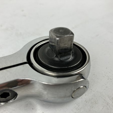 ЗЗ Snap-on スナップオン 9.5mm 3/8 スイベル型 ラチェットハンドル  FH747 レッド×ブラック