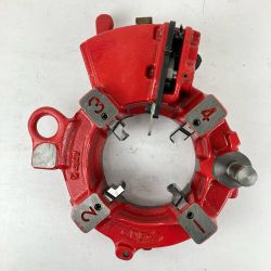 ЗЗ REX レッキス 自動切上ダイヘッド AD65-80A 2 1/2-3 チェーザ付 長期保管品 29A030 レッド Aランク