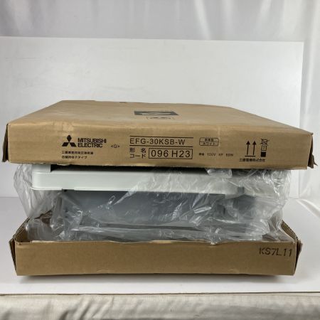 ЗЗ MITSUBISHI ミツビシ 単相100v 羽根径300mm 換気扇 EFG-30KSB-W ホワイト