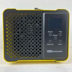 ЗЗ OZONE 100v オゾン脱臭機 取説 ACアダプタ付 AZ0925 イエロー Aランク