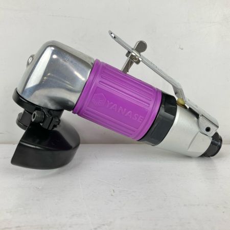 ЗЗ YANASE 58mm 常圧 エアサンダー TOPミニサンダー 取説 ケース付 AGS-58 パープル×シルバー