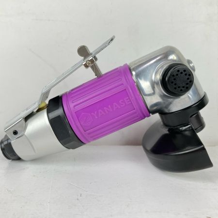 ЗЗ YANASE 58mm 常圧 エアサンダー TOPミニサンダー 取説 ケース付 AGS-58 パープル×シルバー