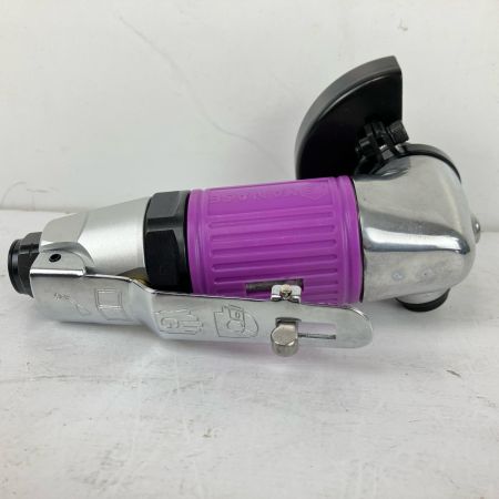 ЗЗ YANASE 58mm 常圧 エアサンダー TOPミニサンダー 取説 ケース付 AGS-58 パープル×シルバー