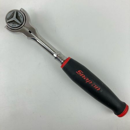 ЗЗ Snap-on スナップオン 3/8コンパクトラウンドスイベルラチェット 本体のみ FHCNF72 ブラック×レッド