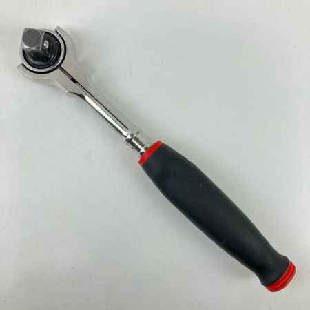 ЗЗ Snap-on スナップオン 3/8コンパクトラウンドスイベルラチェット 本体のみ FHCNF72 ブラック×レッド
