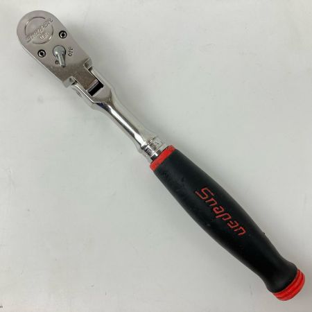 ЗЗ Snap-on スナップオン 3/8フレックスラチェットハンドル 本体のみ FHF936A ブラック×レッド