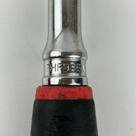 ЗЗ Snap-on スナップオン 3/8フレックスラチェットハンドル 本体のみ FHF936A ブラック×レッド