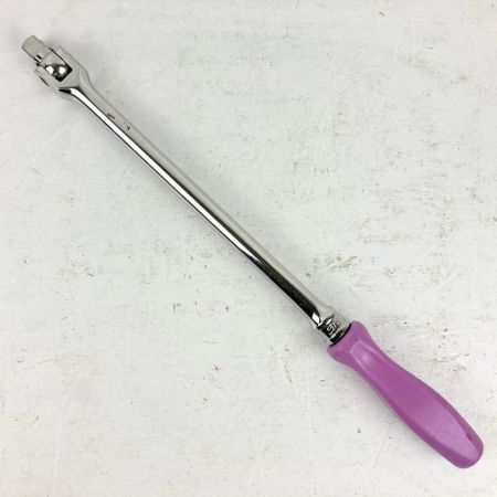 ЗЗ Snap-on スナップオン スピンナハンドル 差込角3/8 全長約317ｍｍ 本体のみ FH12L パープル