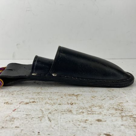 ЗЗ KNICKS 電工ナイフ・カッター2段ホルダー チタンベルトループ・アルミチェーン金具付 KB-112DX ブラック