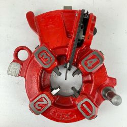 ЗЗ REX レッキス 自動切上ダイヘッド 1-1 1/2 AD25A-40A  チェーザ付 長期保管品 29A240 レッド Aランク