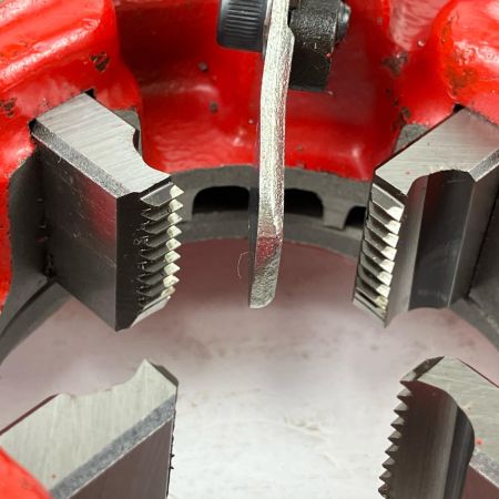 ЗЗ REX レッキス 自動切上ダイヘッド 1-1 1/2 AD25A-40A  チェーザ付 長期保管品 29A240 レッド