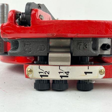 ЗЗ REX レッキス 自動切上ダイヘッド 1-1 1/2 AD25A-40A  チェーザ付 長期保管品 29A240 レッド