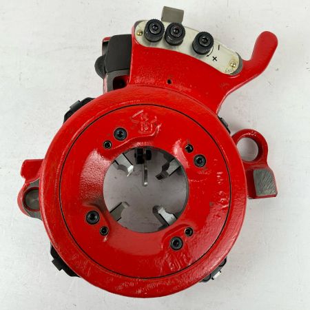 ЗЗ REX レッキス 自動切上ダイヘッド 1-1 1/2 AD25A-40A  チェーザ付 長期保管品 29A240 レッド