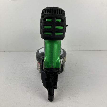 ЗЗ HITACHI 日立 65mm 高圧 エア釘打ち機 ケース付 NV65HMC グリーン