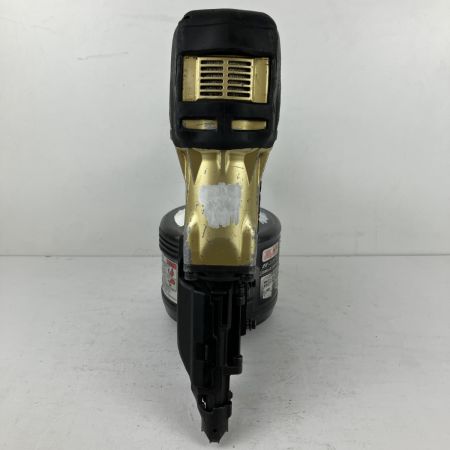 ЗЗ HITACHI 日立 90mm 高圧 エア釘打ち機 ケース付 NV90HMC ゴールド