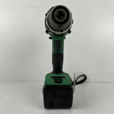 ЗЗ HiKOKI ハイコーキ 14.4v コードレス振動ドライバドリル バッテリーx2 充電器 ケース付 DV14DBL2 グリーン×ブラック