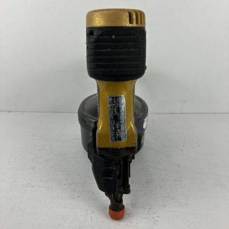 ЗЗ HITACHI 日立 65mm 高圧 エア釘打ち機 ケース付 NV65HMJ ゴールド×ブラック