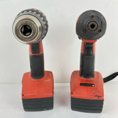 ЗЗ Hilti ヒルティ 14.4v インパクトドライバ ドライバドリル 充電器 バッテリー×2付 SID 144-A/SFH 144-A レッド