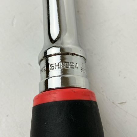 ЗЗ Snap-on スナップオン 12.7mm 1/2ブレーカーバー スピンナハンドル 本体のみ SHBB24 ブラック×レッド