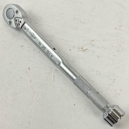 ЗЗ KANON 5-25N・ｍ プリセット型トルクレンチ 本体のみ ※校正歴不明 N25QLK シルバー