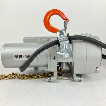 ЗЗ ZOJIRUSHI CORPORATION 象印 単相100v 200kg 小型電気チェーンブロック 取説 検査合格書 箱付 βS-020 オレンジ