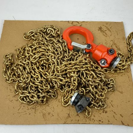 ЗЗ ZOJIRUSHI CORPORATION 象印 単相100v 200kg 小型電気チェーンブロック 取説 検査合格書 箱付 βS-020 オレンジ