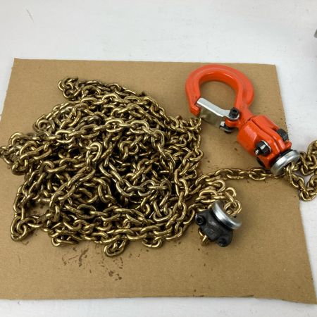 ЗЗ ZOJIRUSHI CORPORATION 象印 単相100v 200kg 小型電気チェーンブロック 取説 検査合格書付 βS-020 オレンジ