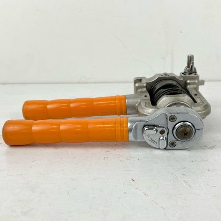 ЗЗ INABA DENKO ロングフレキツバ出し機 ツバ出し工具 配管 カセットダイス ケース付 TM-135 シルバー×オレンジ