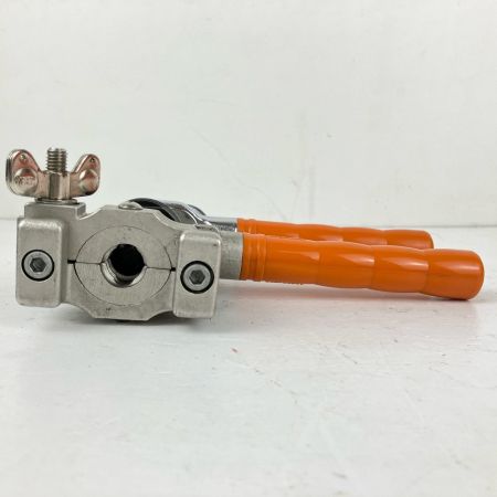 ЗЗ INABA DENKO ロングフレキツバ出し機 ツバ出し工具 配管 カセットダイス ケース付 TM-135 シルバー×オレンジ