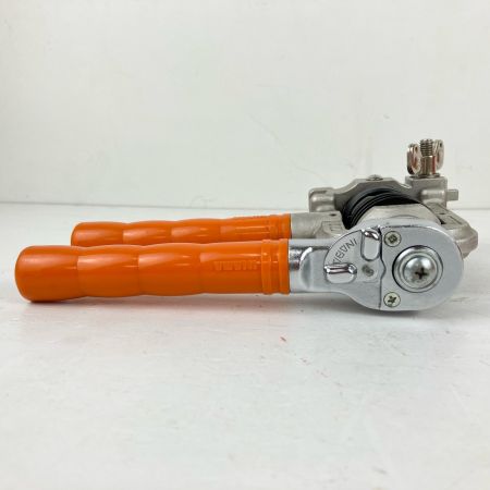 ЗЗ INABA DENKO ロングフレキツバ出し機 ツバ出し工具 配管 カセットダイス ケース付 TM-135 シルバー×オレンジ