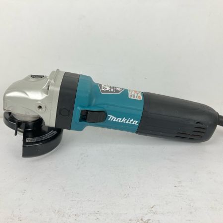 ЗЗ MAKITA マキタ 100mm 100v ディスクグラインダー ピンレンチ ハンドル付 GA4041C ブルー