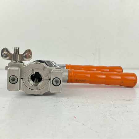 ЗЗ INABA DENKO ロングフレキツバ出し 機ツバ出し工具 配管 カセットダイス ケース付 TM-135 シルバー×オレンジ