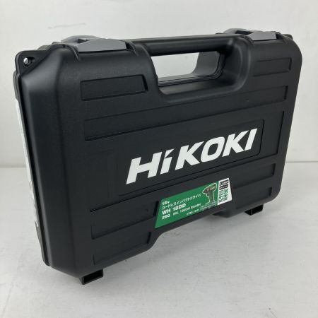 ЗЗ HiKOKI ハイコーキ 18v コードレスインパクトドライバ バッテリーx2 充電器 ケース付 WH18DD グリーン