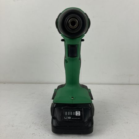 ЗЗ HiKOKI ハイコーキ 18v コードレスインパクトドライバ バッテリーx2 充電器 ケース付 WH18DD グリーン