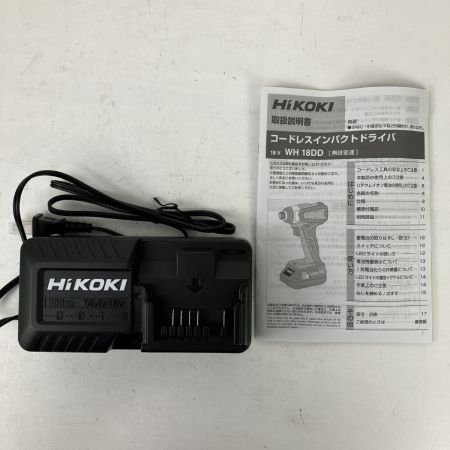 ЗЗ HiKOKI ハイコーキ 18v コードレスインパクトドライバ バッテリーx2 充電器 ケース付 WH18DD グリーン